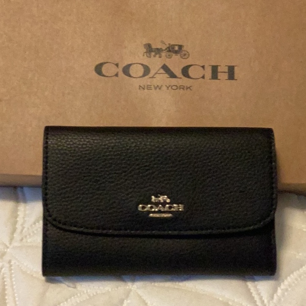 COACH | Leather Trifold Wallet NWOT (F30204)